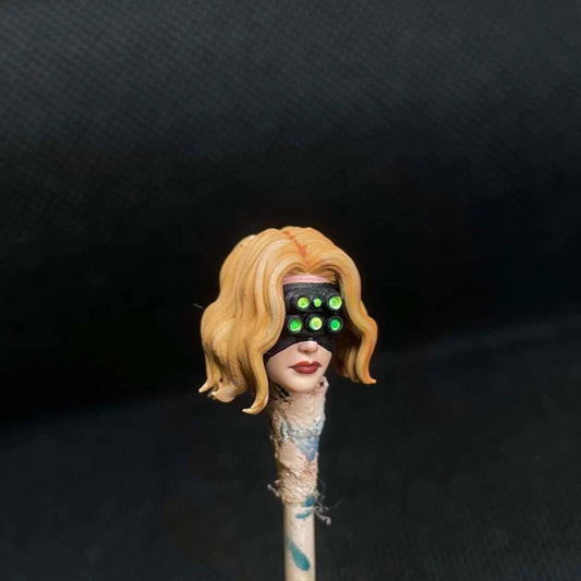 Premium 1/18 Scale Black Widow Head Sculpt for Joytoy Figures