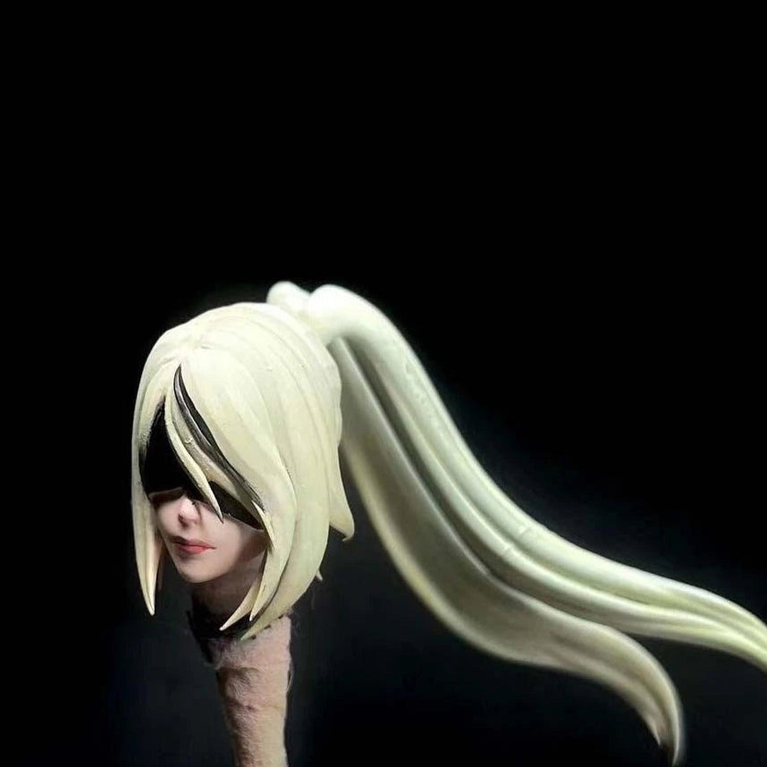 Premium 1/18 Long Hair Female Head – Joytoy Sister Silence