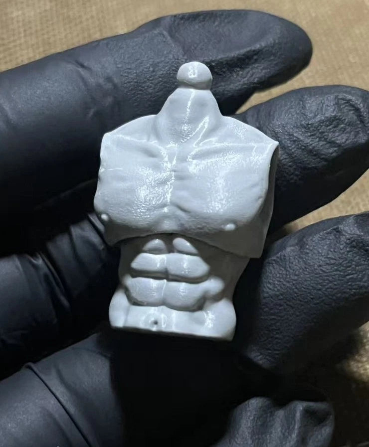 Unpainted 1/18 Scale Acid Rain Action Figure Torso Chest