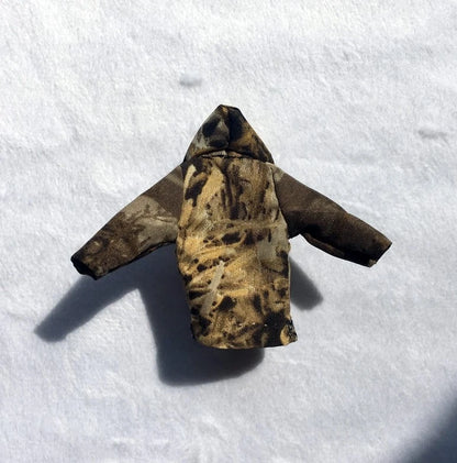 Handmade 1/18 Camouflage Hooded Jacket for Female Figure