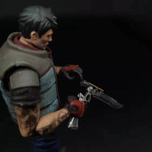 Handcrafted 1/18 Scale Metal Gun Sword for Joytoy B.F.S. Figures