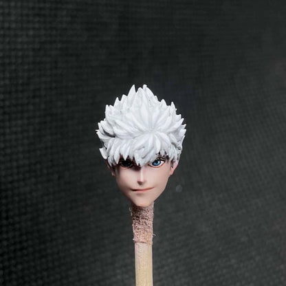 Delicate Painted 1/18 Anime Male Head Sculpt for 3.75" Action Figures