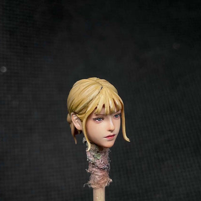 Premium 1/18 Lovely Female Girl Head Sculpt for 3.75" Action Figure
