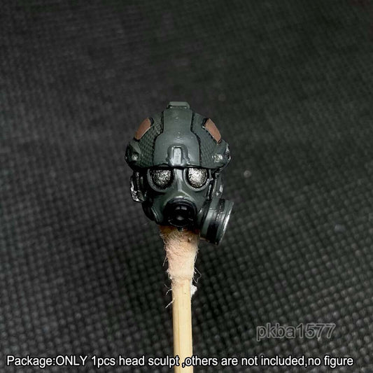 Premium 1/18 Scale Mask Man Head Sculpt – Joytoy Acid Rain