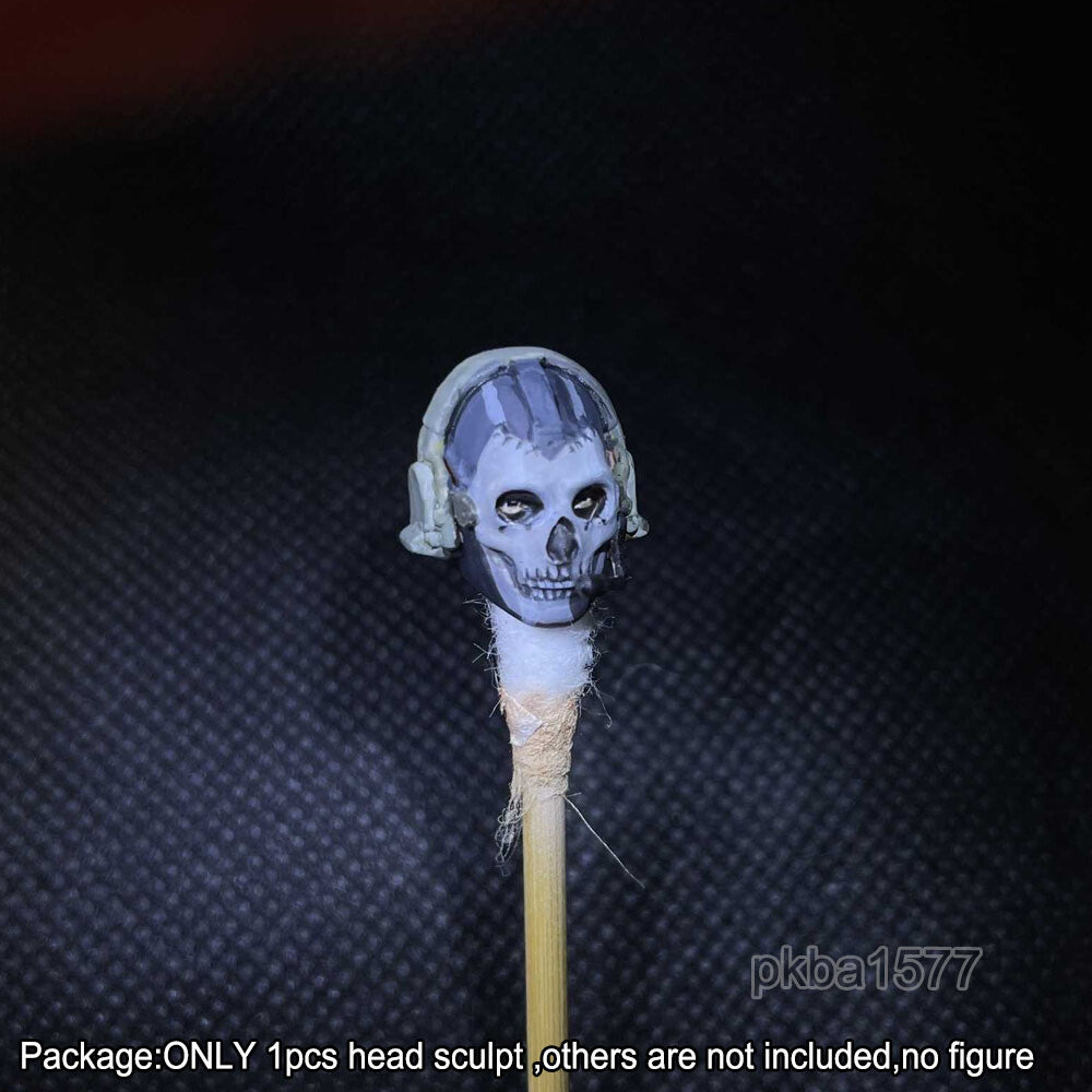 Premium 1/18 Ghost Soldier Head for Custom Action Figures