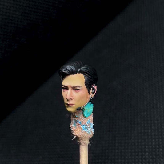 Premium 1/18 Daniel Wu Man Head Sculpt Head Model For 3.75" Action Figure Joytoy