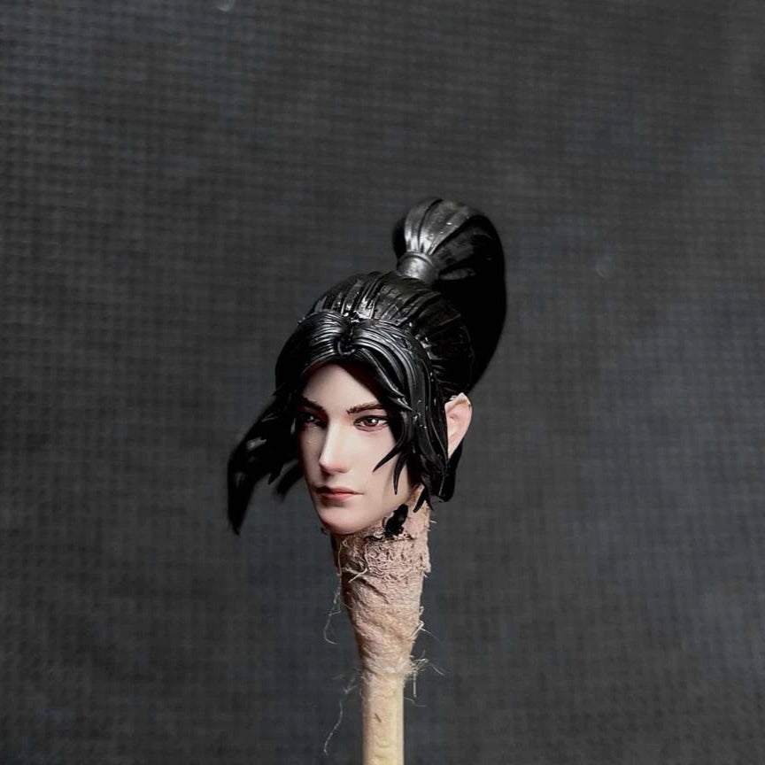 Premium 1/18 Long Hair Ancient Man Head Sculpt