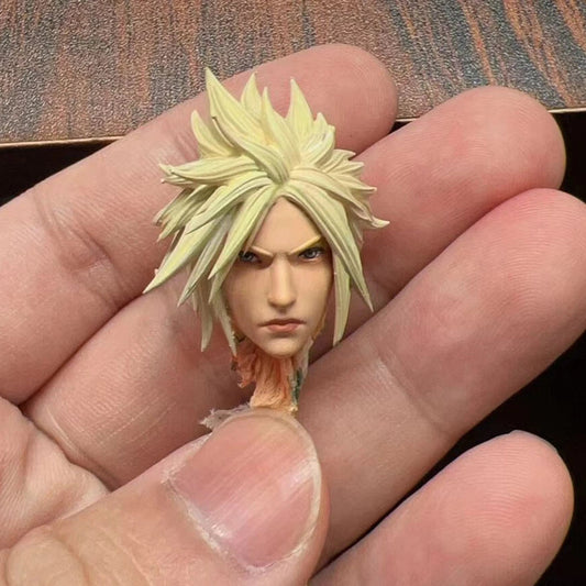 Premium 1/12 Cloud Man Sculpt Head for DIY Action Figure