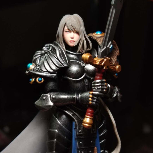 Exquisite 1/18 Scale Painted Female Head Sculpt for 3.75" Joytoy Sister Silence Figure