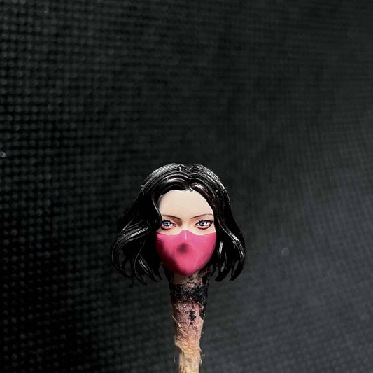 Premium 1/18 Scale Short Hair Girl Head Sculpt