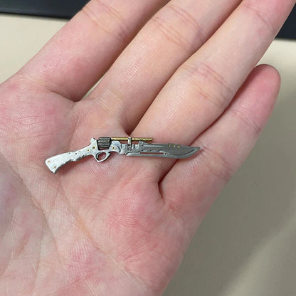 Handcrafted 1/18 Scale Metal Gun Sword for Joytoy B.F.S. Figures