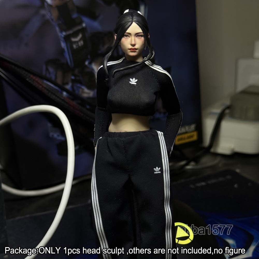 Premium 1/12 Scale Female Beauty Girl Head Sculpt