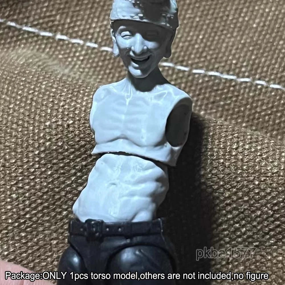 Unpainted 1/18 Thin Torso Chest Kit for Joytoy Figure