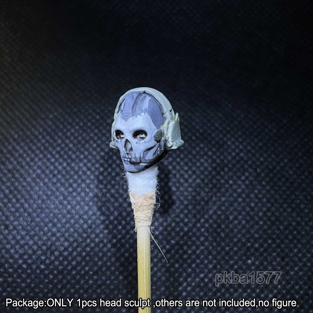 Premium 1/18 Ghost Soldier Head for Custom Action Figures