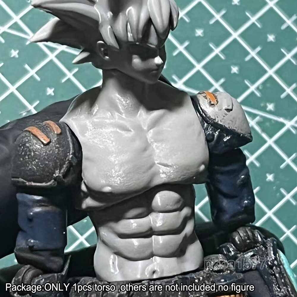 Unpainted 1/18 Scale Muscle Torso for Acid Rain Figure