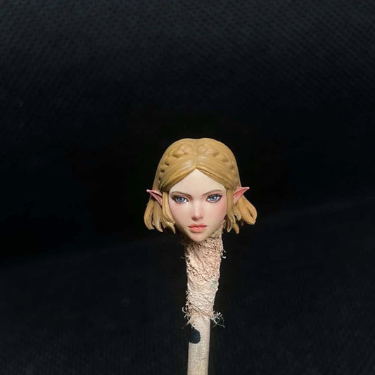 Premium 1/18 Scale Female Head Sculpt for 3.75-inch Action Figures