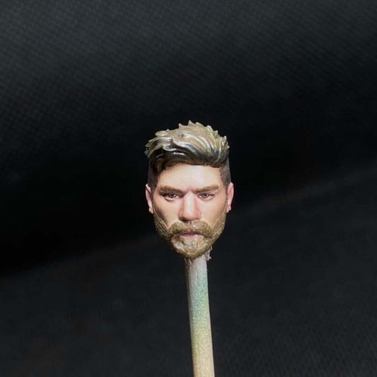 Delicate Painted 1/18 Alex Man Head Sculpt for 3.75" Action Figures