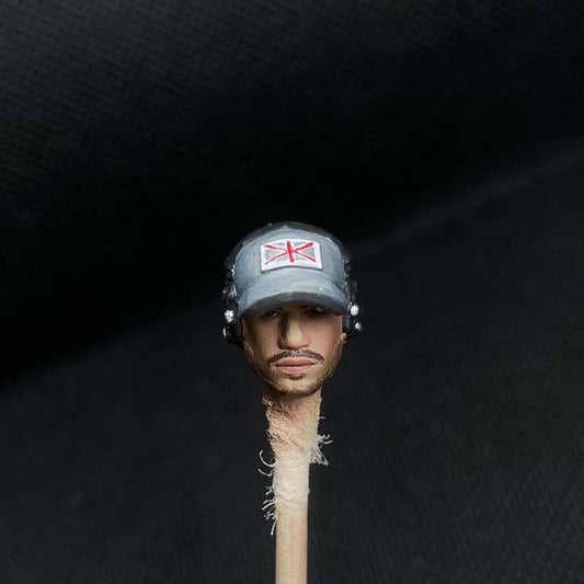 Exquisite Painted 1/18 Gaz Man Head Sculpt for 3.75-inch Action Figures
