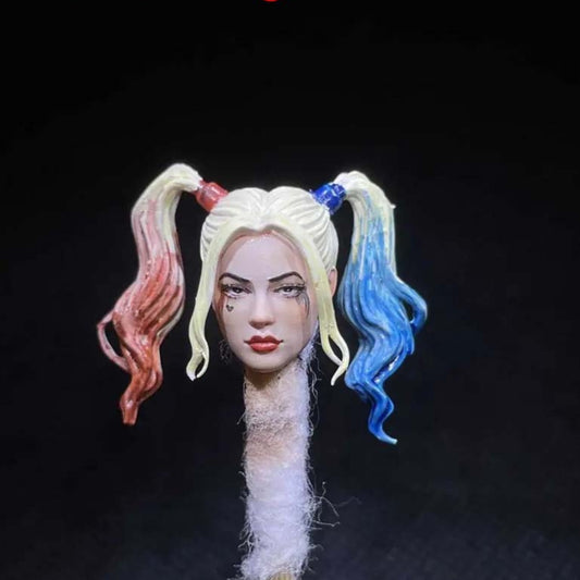 Premium 1/12 Harley Female Quinn Head for 6" Action Figure