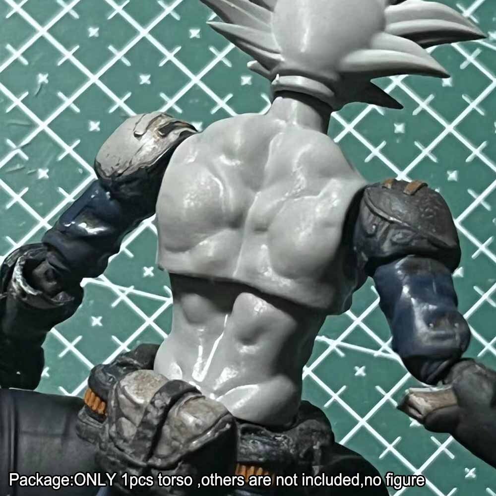 Unpainted 1/18 Scale Muscle Torso for Acid Rain Figure