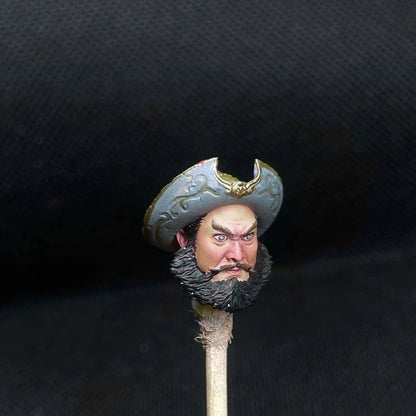 Premium 1/18 Scale Zhou Cang Head Sculpt – Three Kingdoms Collectible