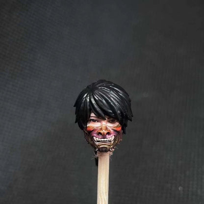 Premium 1/18 Mask Man Head Sculpt for Action Figures