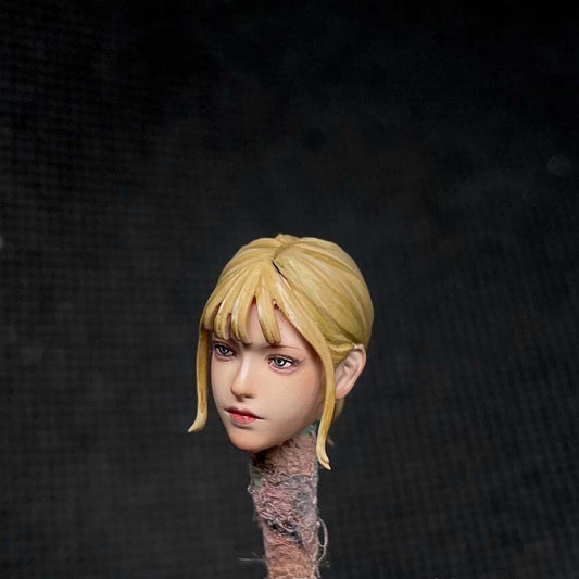 Premium 1/18 Lovely Female Girl Head Sculpt for 3.75" Action Figure