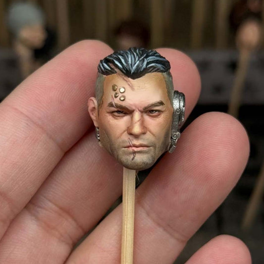 Premium 1:18 Scale Titus Man Head Sculpt for Joytoy Ultramarines