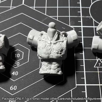 Unpainted 1/18 Punk Torso Chest Model for 3.75" Joytoy Acid Rain Action Figure