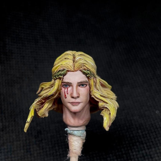 Premium Blood Angels Sanguinius Head Sculpt for Joytoy Figure