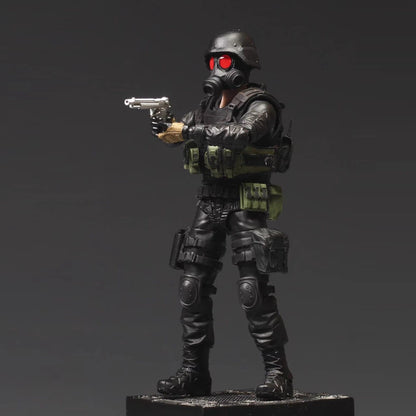 1/18 Scale Hunk Man Military Action Figure Set: Elite Soldier Collectible Toy