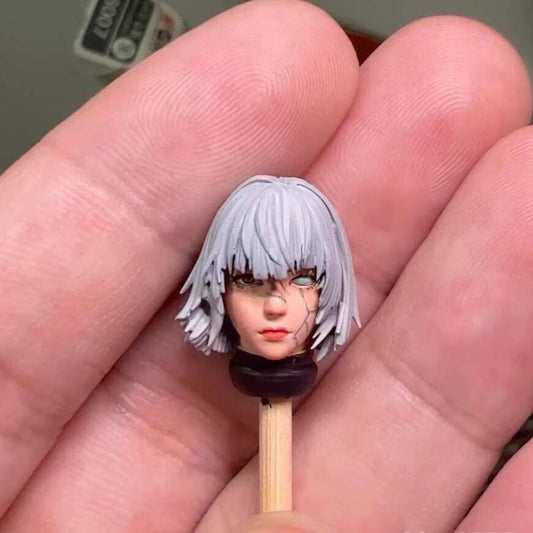 Cool Premium 1/18 Female Knife Head Sculpt for Joytoy Sisters Figure