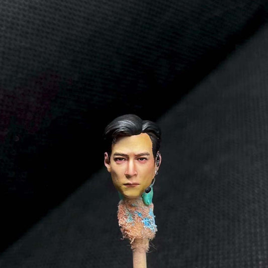 Premium 1/18 Daniel Wu Man Head Sculpt Head Model For 3.75" Action Figure Joytoy