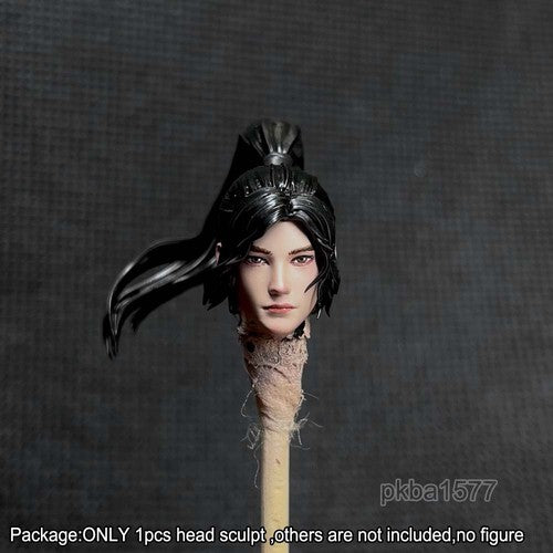 Premium 1/18 Long Hair Ancient Man Head Sculpt