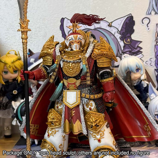 【PRE-ORDER】#C Premium Head Sculpt For joytoy warhammer 40k White Scars Primarch Figure