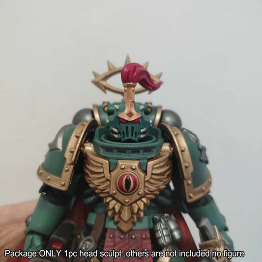 【PRE-ORDER】#B Premium Painted Man Head Sculpt For joytoy warhammer Sons of Horu Figure