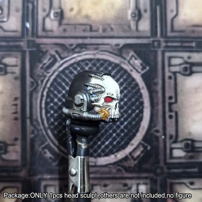 【PRE-ORDER】 Premium Painted Skull Man Head Sculpt For Joytoy Ultramarines Action Figure