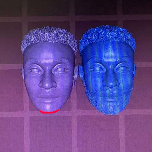 Custom 2pcs Head Sculpts