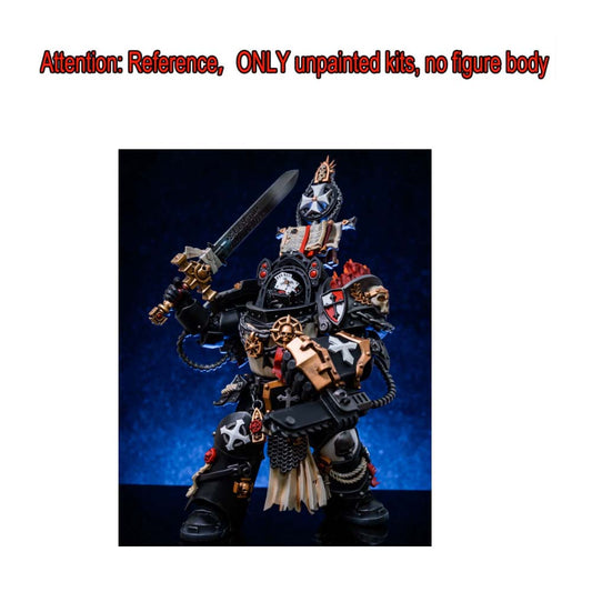 【PRE-ORDER】Unpainted Parts Kits For Joytoy war hammer  40K Black Templars Terminato Figure Body
