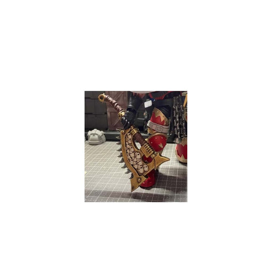 【PRE-ORDER】1pc Painted Axe Weapon For joytoy Warhammer 40k figures