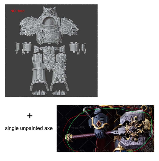 【PRE-ORDER】Unpainted Kits For Joytoy Sons of horus Tartaros Terminators Figure Body