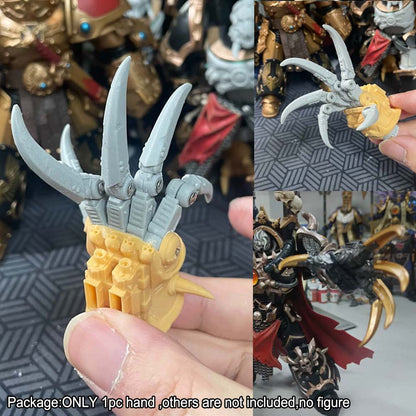 【PRE-ORDER】 Unpainted Articulated Claw Fingers Hand For Joytoy warhammer Tartaros Cataphractii Terminators Figure Body
