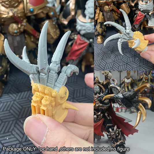 【PRE-ORDER】 Unpainted Articulated Claw Fingers Hand For Joytoy warhammer Tartaros Cataphractii Terminators Figure Body