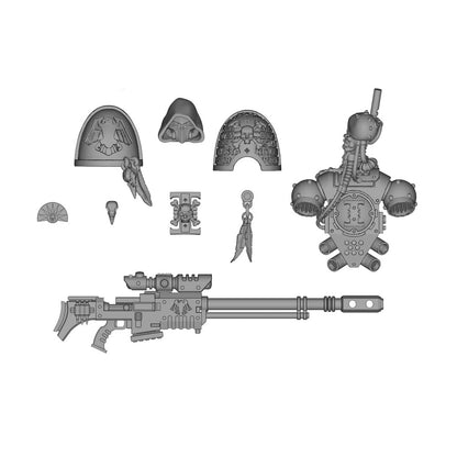 【PRE-ORDER】Unpainted Resin Kits For JoyToy Warhammer 40k Compatible with MK VI Figure