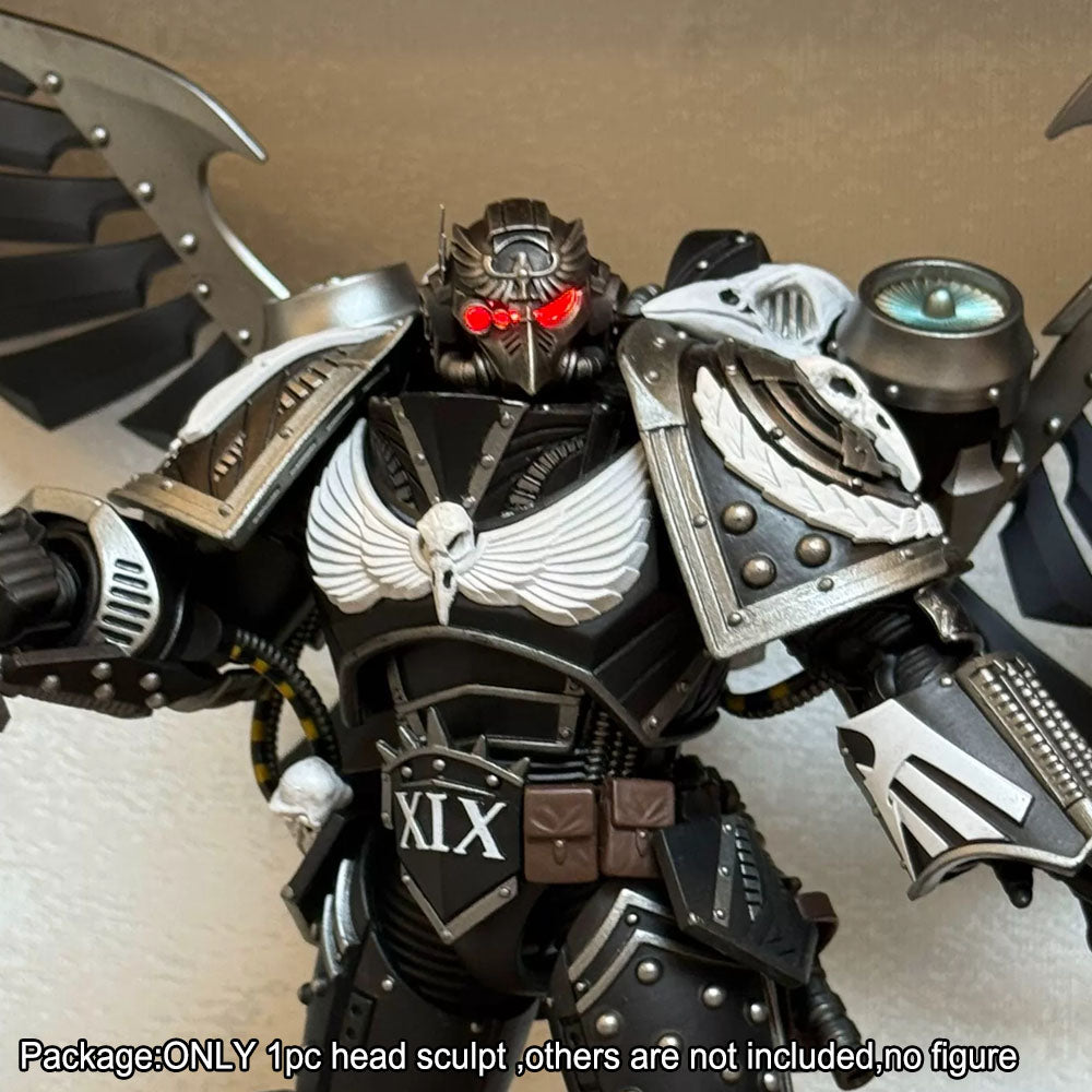 【PRE-ORDER】Premium Painted Man Helmet Figure Head Sculpt For joytoy Warhammer 40k Figure Primarch of the XIX Legion