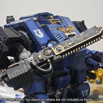 【PRE-ORDER】Unpainted Resin Chainsword Weapon Kit For JoyToy Warhammer 40k Redemptor Contemptor Dreadnought Figure