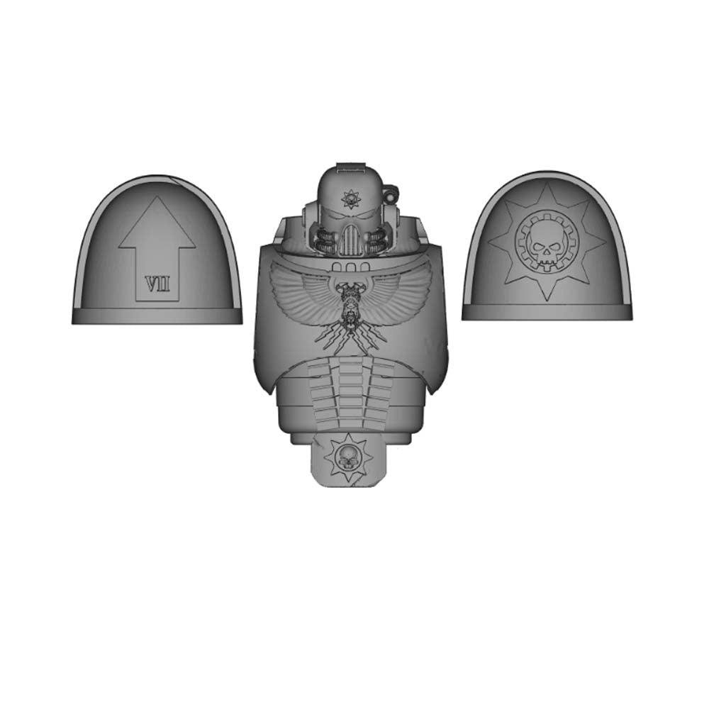 【PRE-ORDER】Unpainted Kits For Joytoy warhammer 40k Sons of Medusa Figure Body
