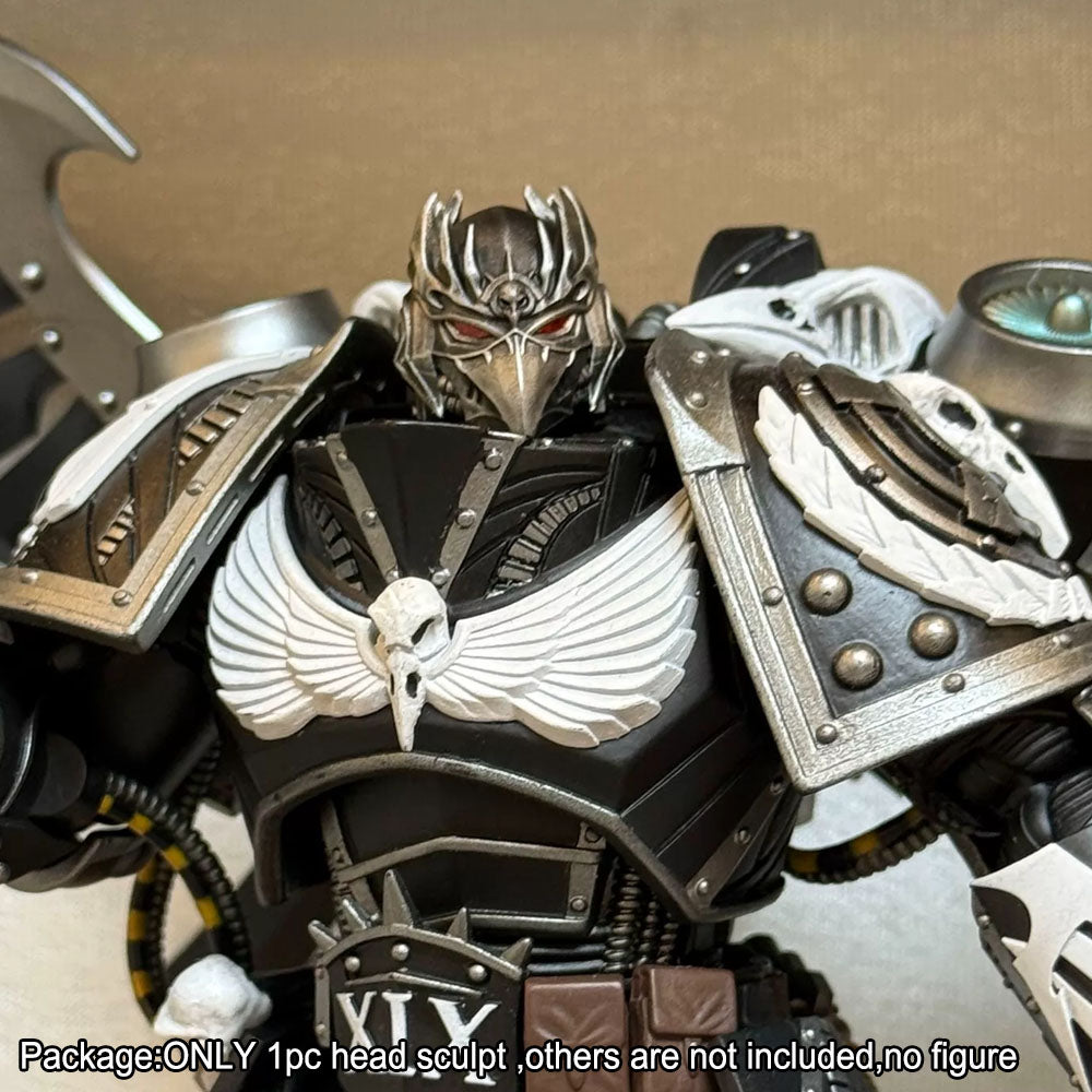 【PRE-ORDER】Premium Painted Head Sculpt For Joytoy 40K Corvus Corax Primarch of the XIX Legion Raven Guard