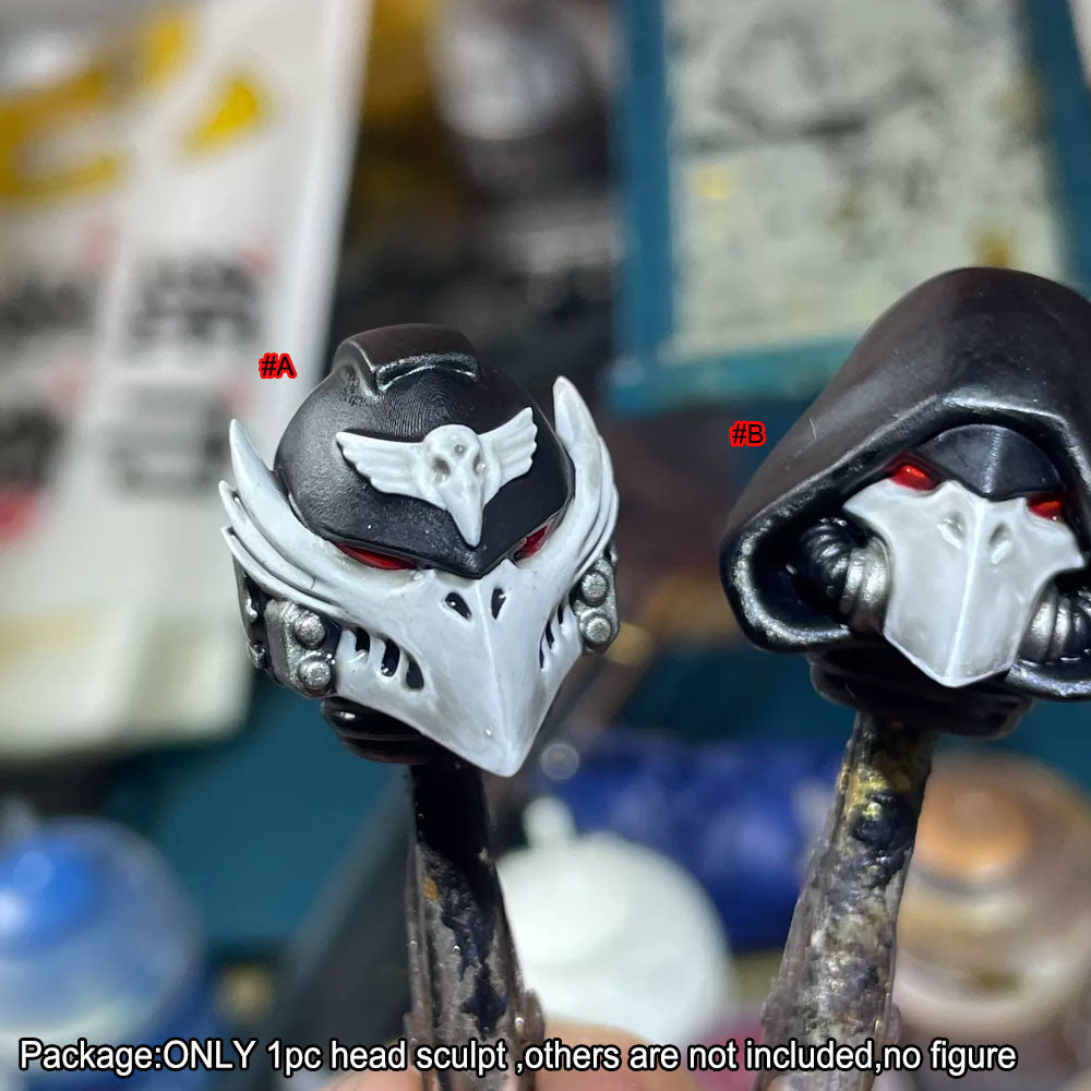 【PRE-ORDER】Premium Painted Head Sculpt For JoyToy Warhammer 40k Raven Guard Series Action Figure Bodies