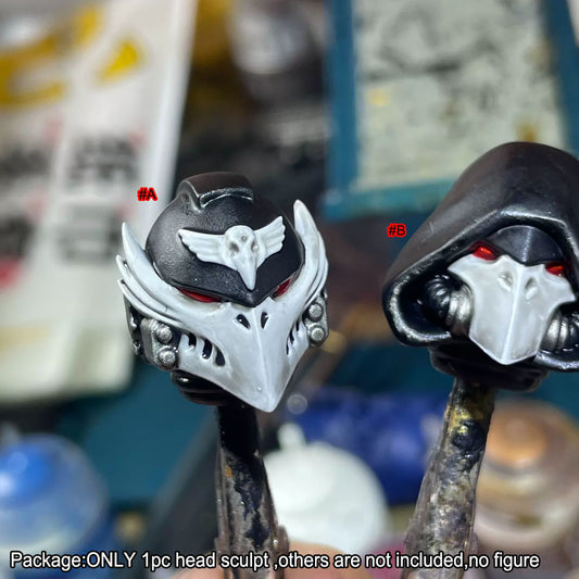 【PRE-ORDER】Premium Painted Head Sculpt For JoyToy Warhammer 40k Raven Guard Series Action Figure Bodies
